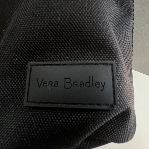 NWT Vera Bradley Lighten Up Water Bottle Holder Crossbody Black - Picture 3 of 3